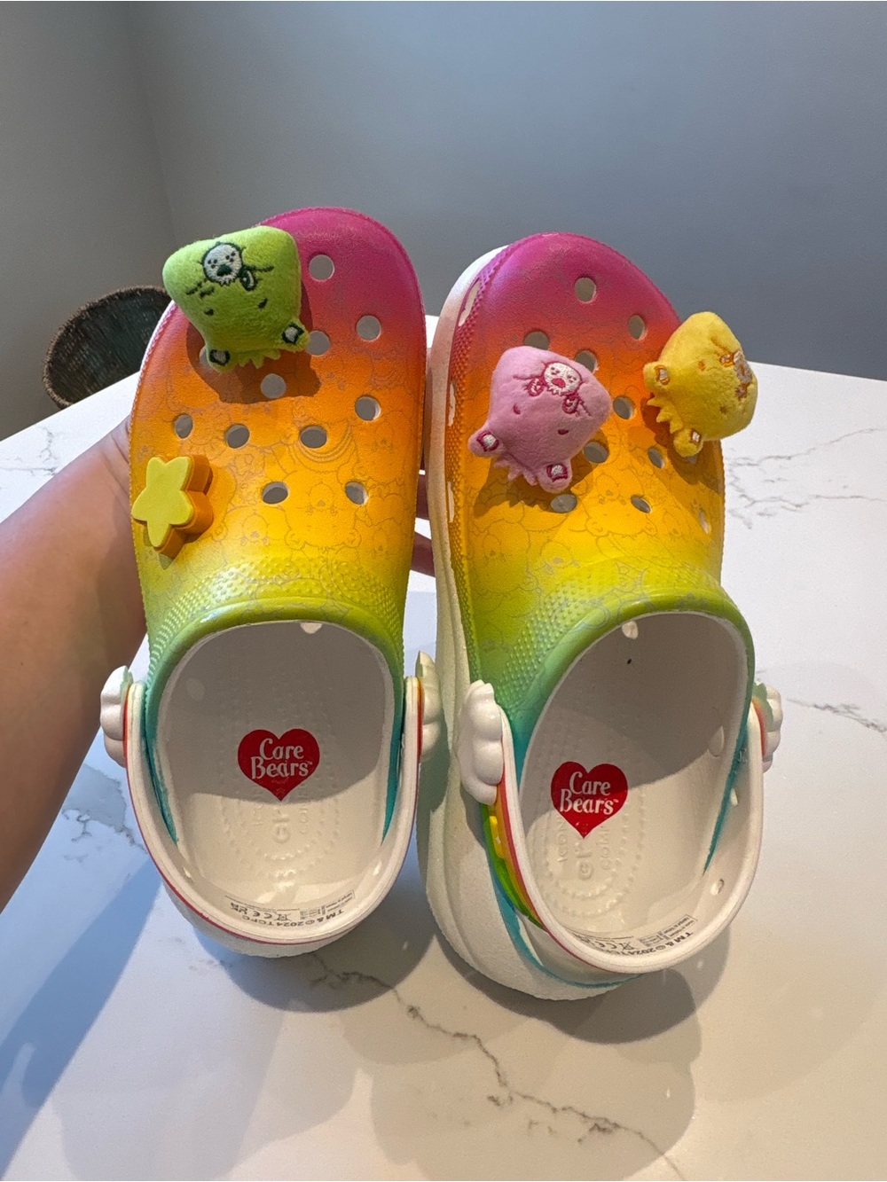 Care Bears X Crocs Crush Rainbow Platform Clog - Women’s 8 / Men’s 6. - Picture 8 of 12